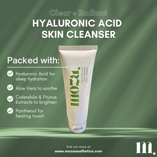 MOZA. Hyaluronic Acid Skin Cleanser CLEAR + RADIANT