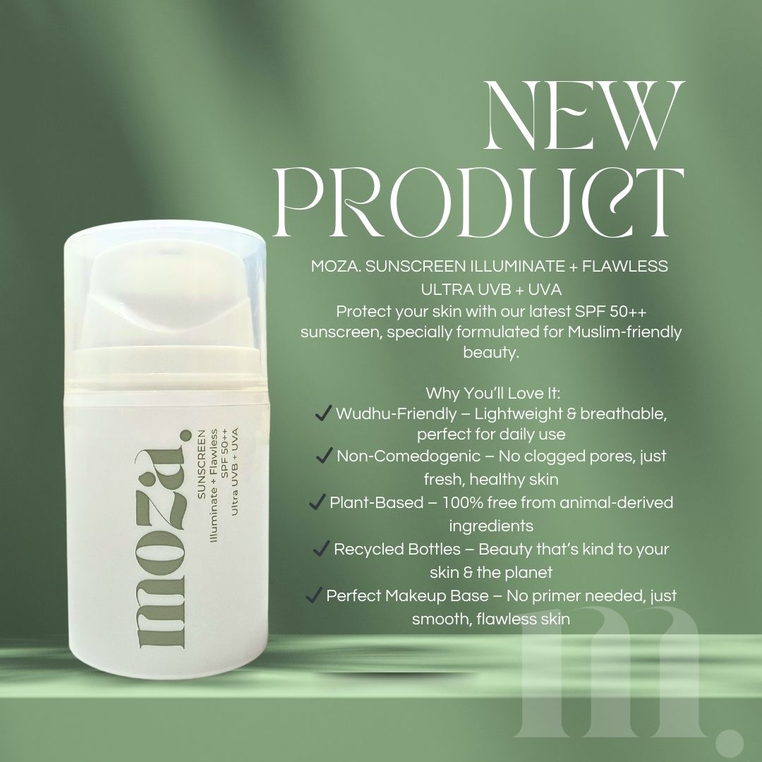 MOZA. Sunscreen ILLUMINATE + FLAWLESS SPF50++