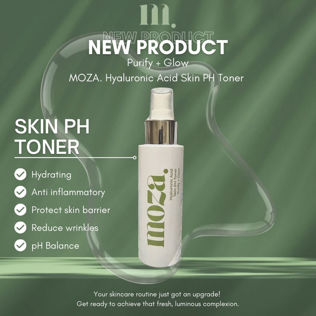 MOZA. Hyaluronic Acid Skin PH Toner PURIFY + GLOW