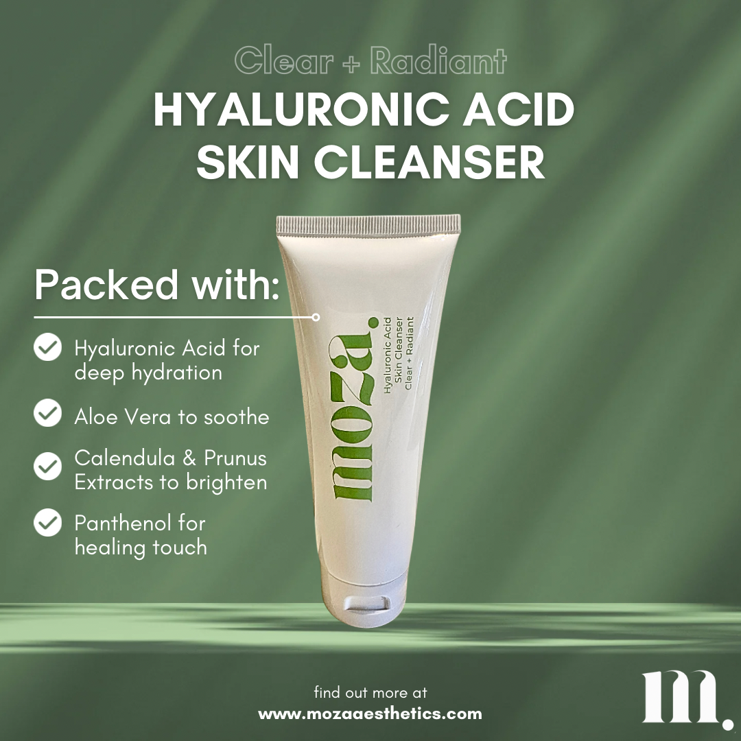 MOZA. Hyaluronic Acid Skin Cleanser CLEAR + RADIANT